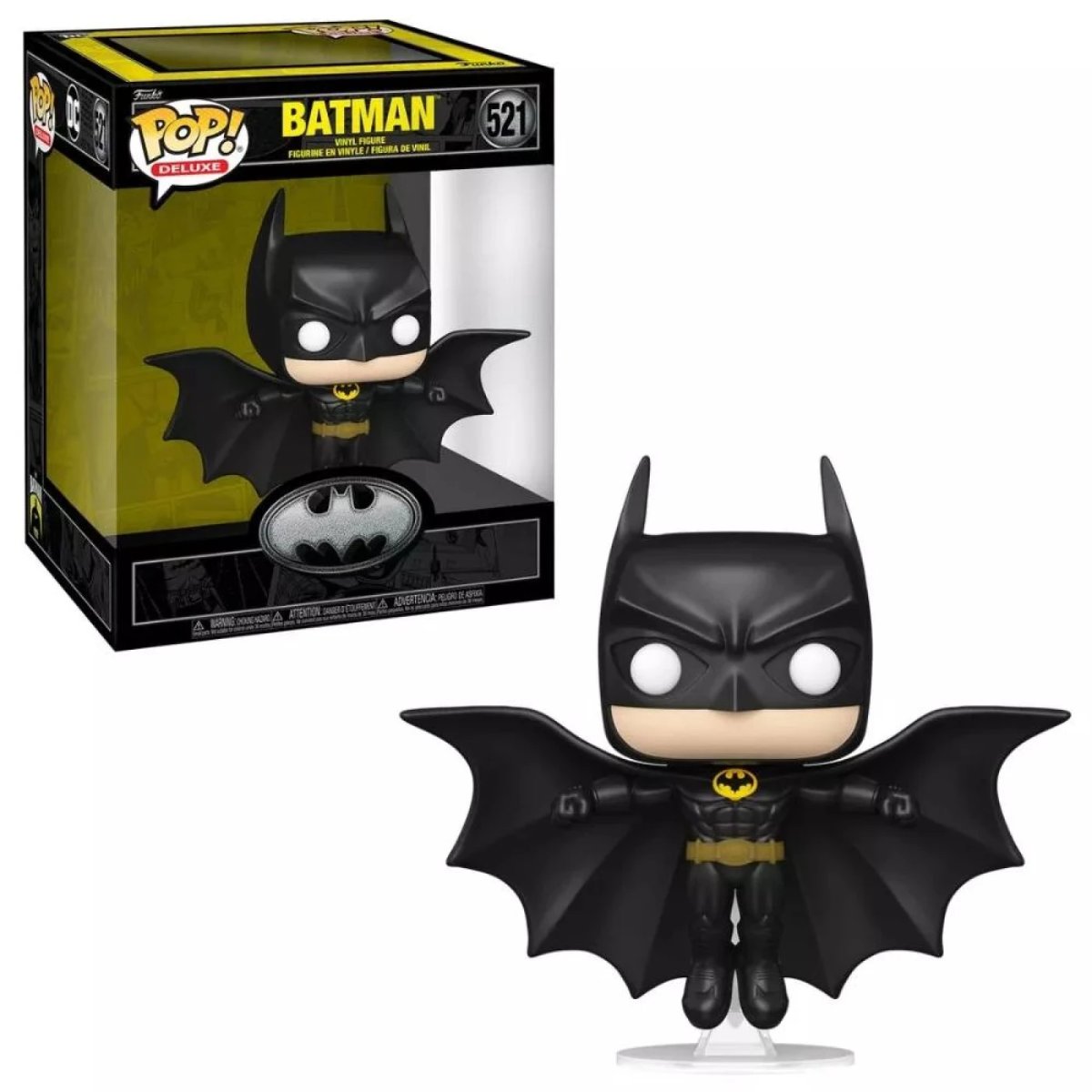 Boneco Funko Pop! Deluxe Dc Comics - Batman 85 Anos - Batman Voando (1989) Funko Pop