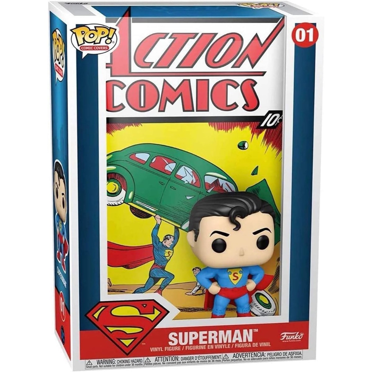 Boneco Funko Pop! Deluxe Dc Comics - Superman Action Comics #1 Funko Pop