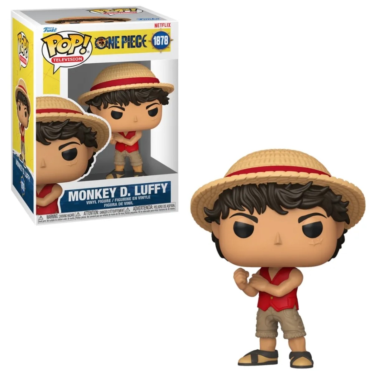 Boneco Funko Pop! One Piece Live Action - Monkey D. Luffy Funko Pop