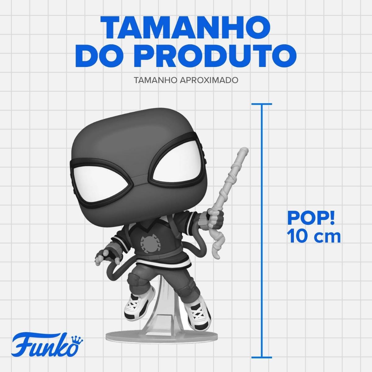 Boneco Funko Pop! Spider Man Amigao Da Vizinhanca - Traje Caseiro Funko Pop
