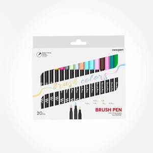 Brush Pen Newpen 20 Cores