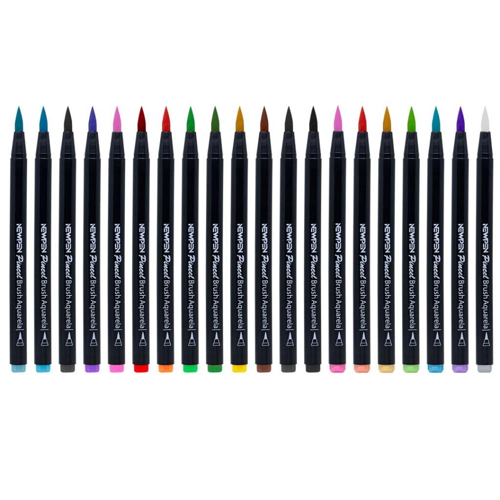 Brush Pen Newpen 20 Cores NewPen