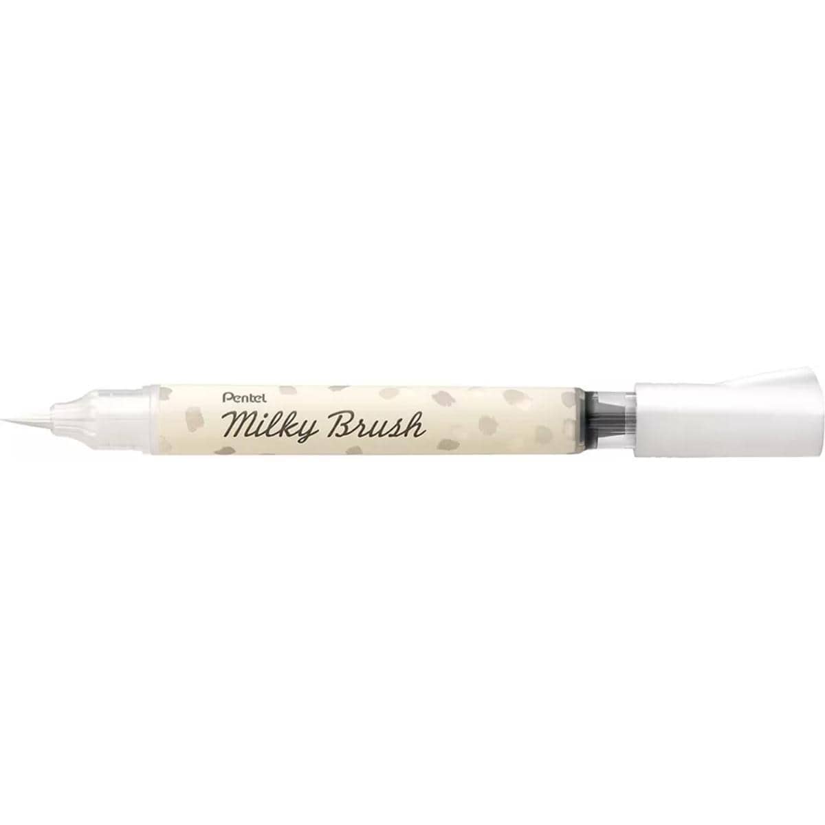 Brush Pen Pentel Milky Brush - Cores Branco Pentel