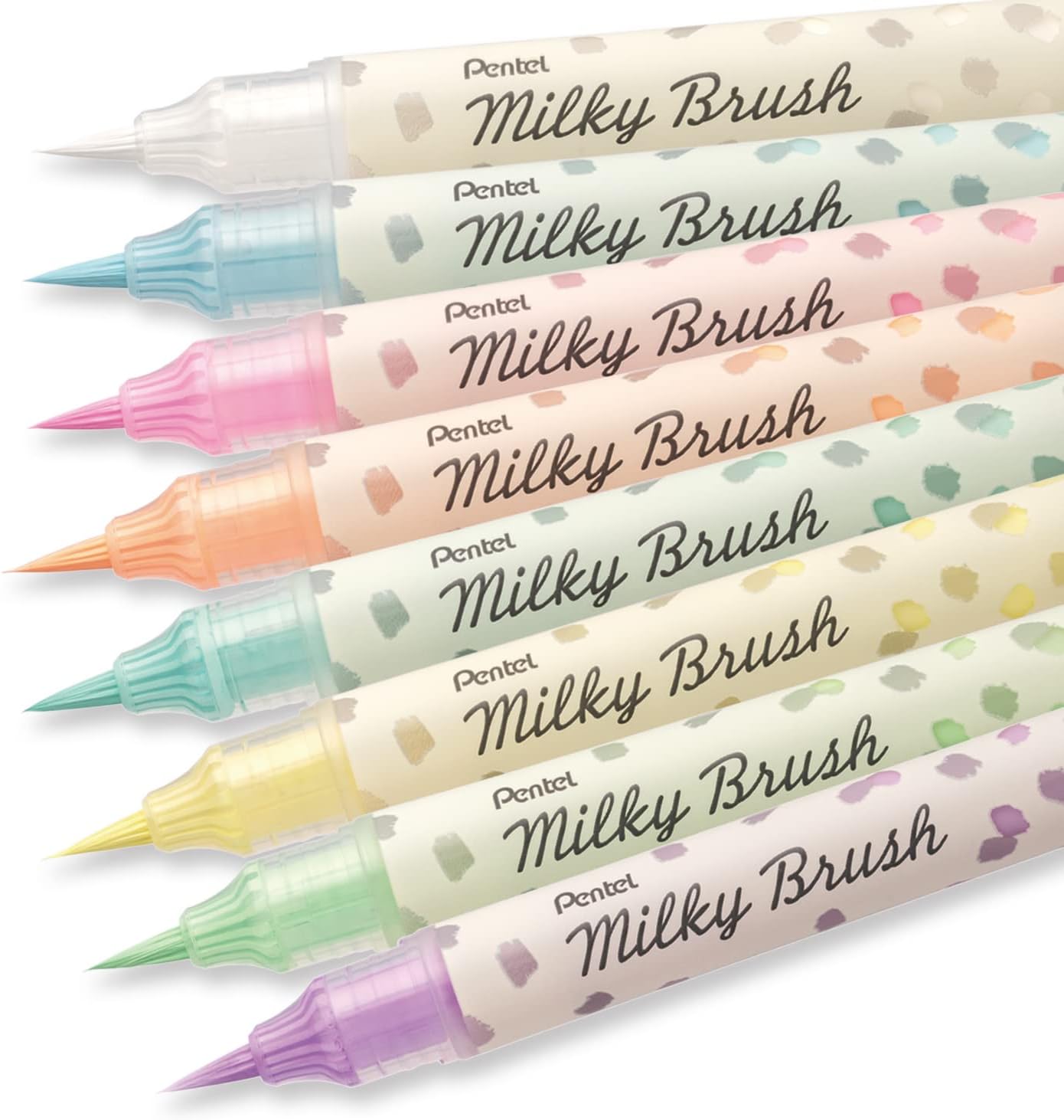 Brush Pen Pentel Milky Brush - Cores Pentel