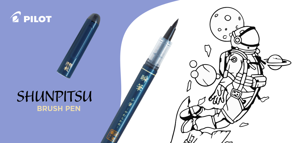 Brush Pen Pilot Shunpitsu - 30KS - Preta Pilot