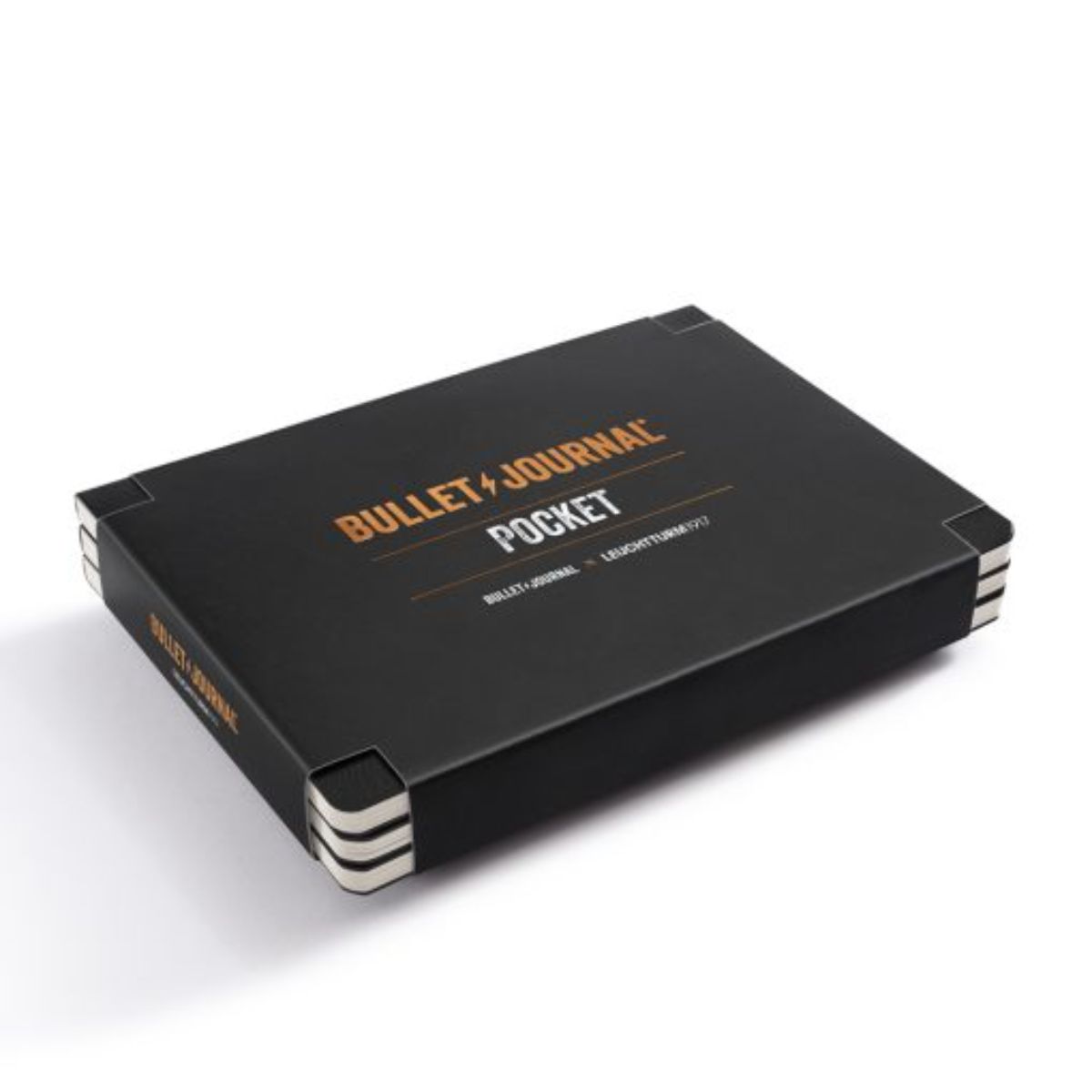Bullet Journal Pocket - Leuchtturm 1917 - Black - Pack com 3 Livraria Skilo