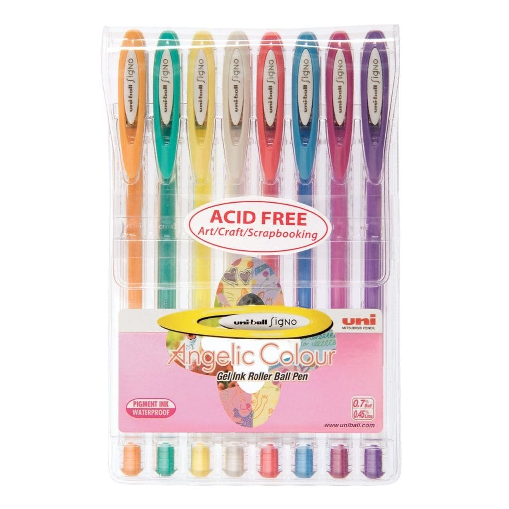 Uni Ball Signo Gel - Angelic Colour 8 Cores