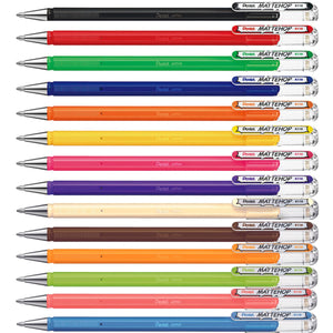 Kit Pentel Mattehop - Caneta Gel Pentel - 14 Cores
