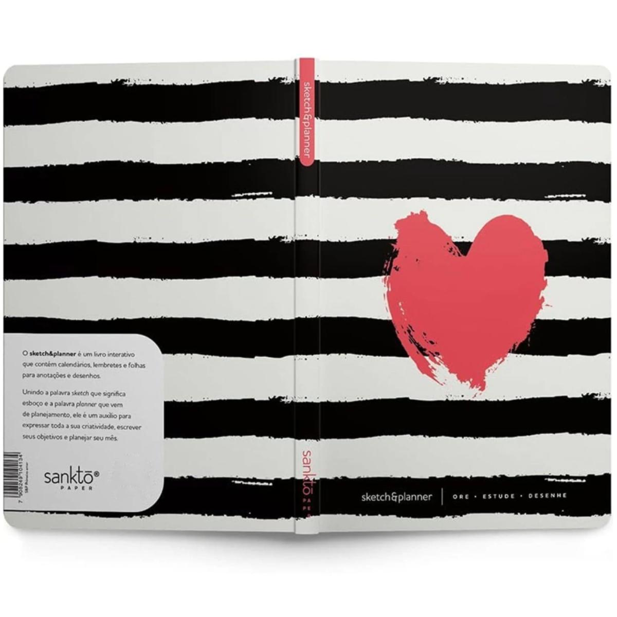 Planner Cristão Sketch e Planner - Primeiro Amor - Sankto