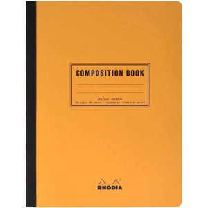 Caderno Rhodia Composition Book 19x25cm 80fl - Orange