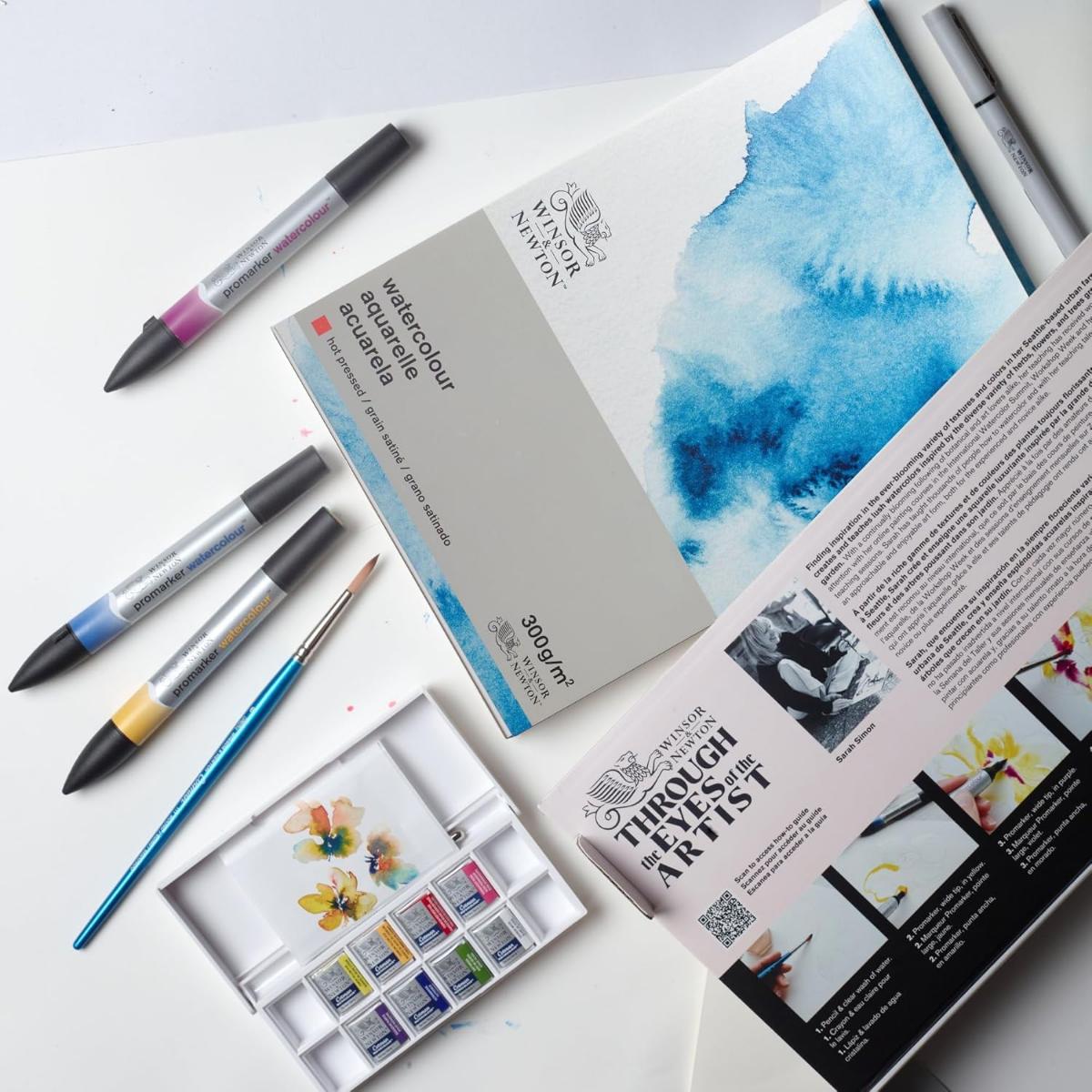 Kit de Aquarela Mix Media - Winsor & Newton - 7 Peças