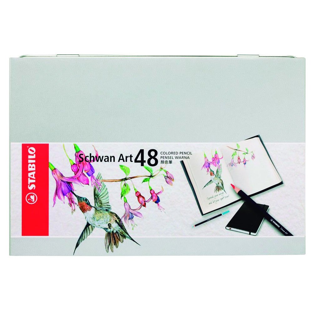 Lápis de Cor Stabilo Schwan Art - 48 Cores