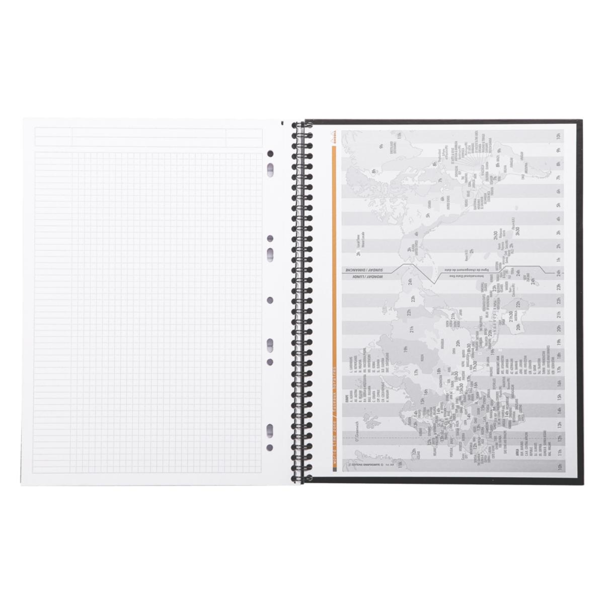 Caderno Rhodia Pro Book A4+  80FL 90G - Espiral 119930C