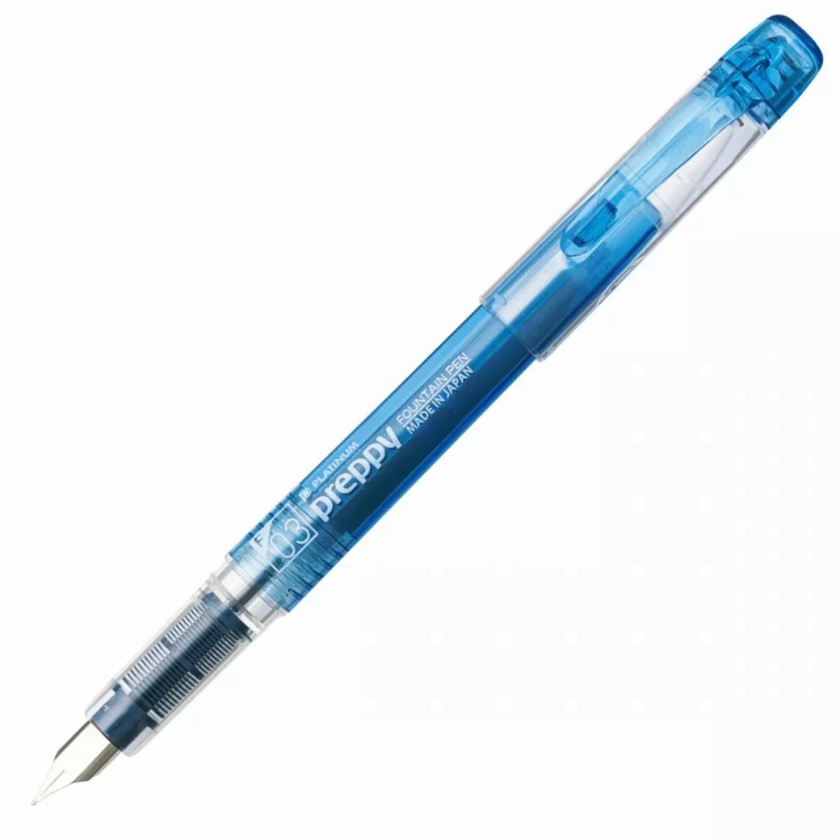Caneta Tinteiro Platinum Preppy - 0.3 Azul