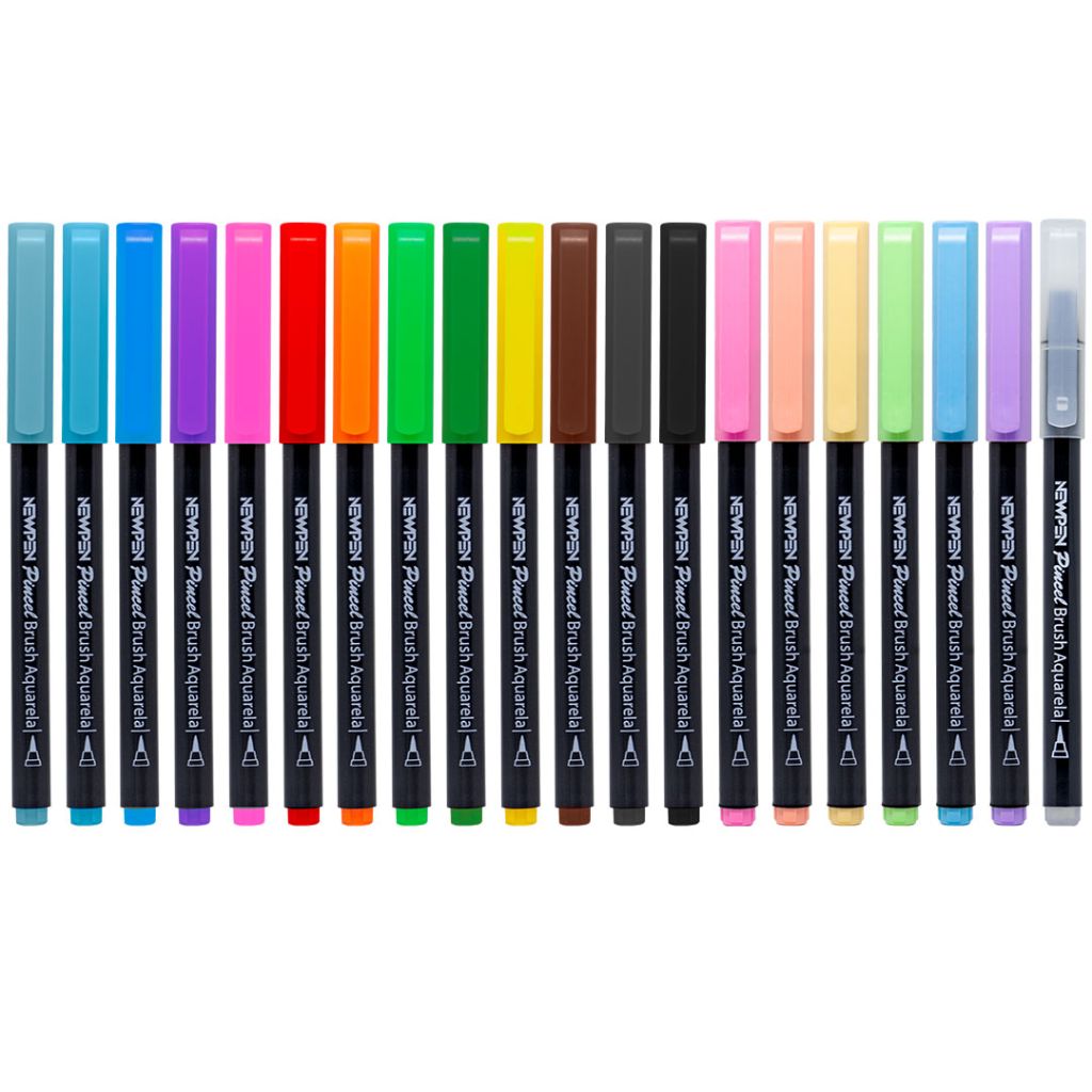 Brush Pen Newpen 20 Cores