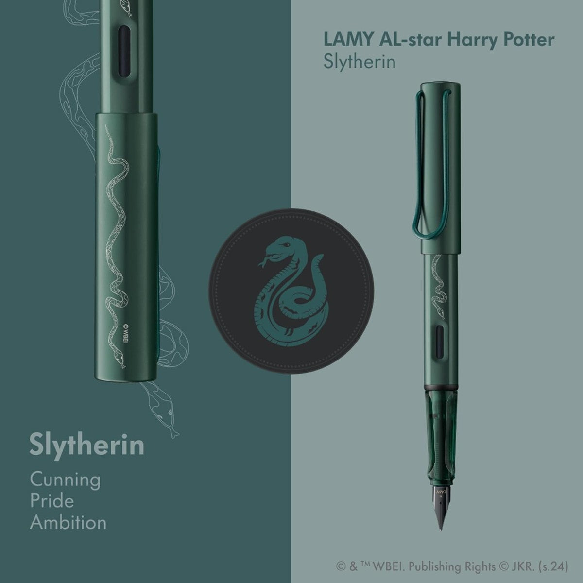 Caneta Tinteiro Lamy Al-Star Edição Harry Potter - Sonserina