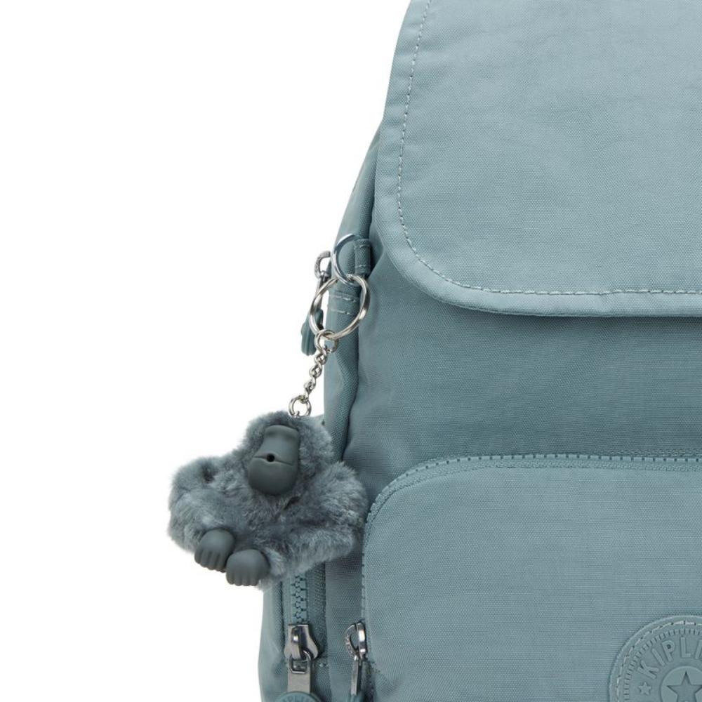 Mochila Kipling - City Zip - Cinza