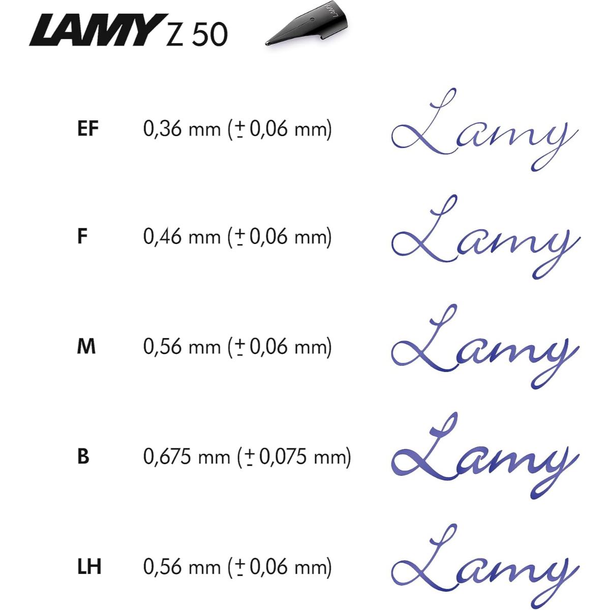 Pena Lamy Z50 Preta - F - Unidade