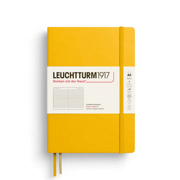 Caderno A5 Leuchtturm1917 Capa Dura - Pautado - Sunflower - 80 g/m² Leuchtturm1917