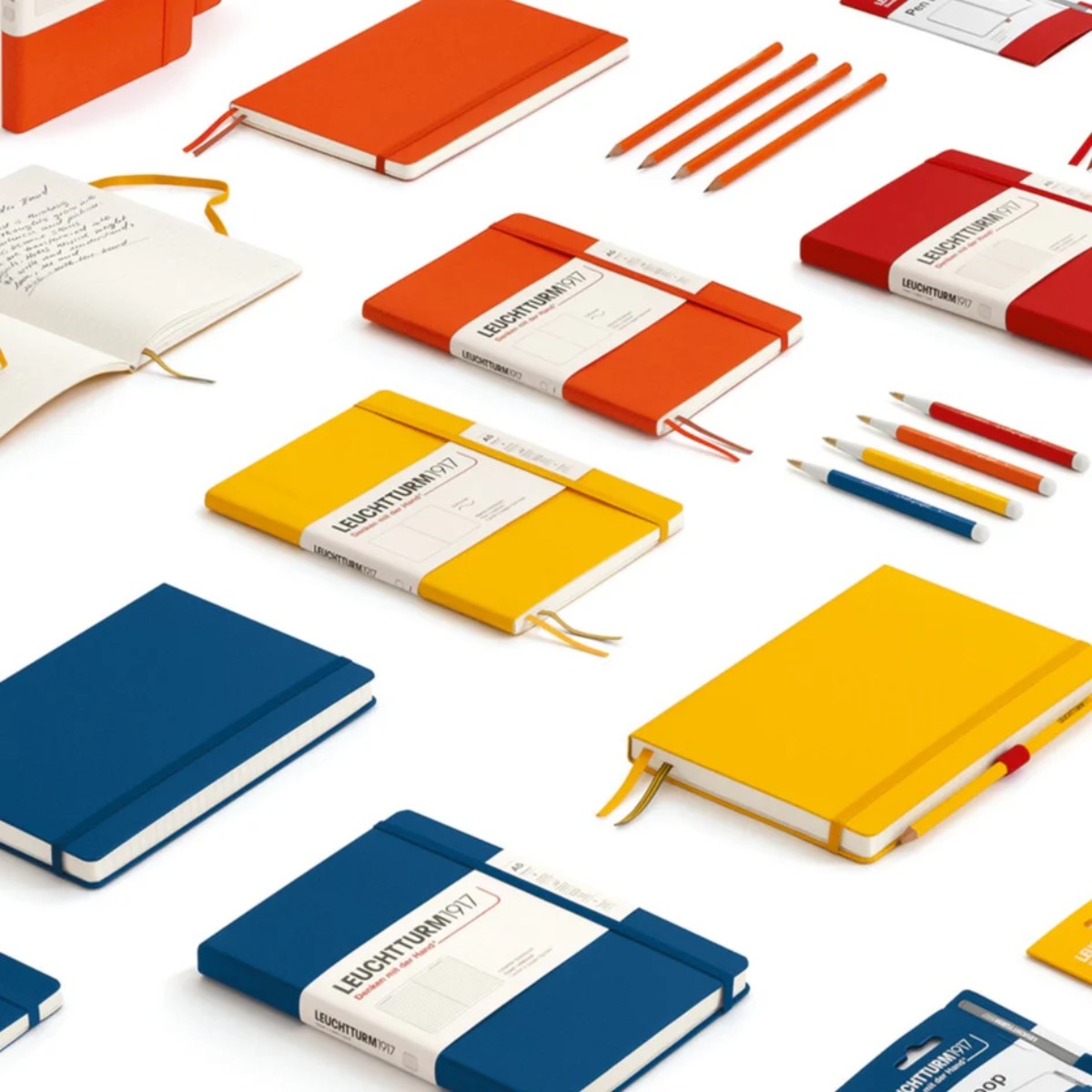 Caderno A5 Leuchtturm1917 Capa Dura - Pontilhado - Cherry - 80 g/m² Leuchtturm1917