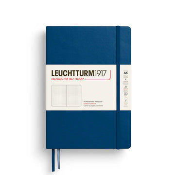 Caderno A5 Leuchtturm1917 Capa Dura - Pontilhado - Indigo - 80 g/m² Leuchtturm1917