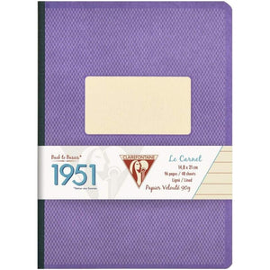 Caderno Clairefontaine 1951 - A5 - Purple - Pautado - 195346C