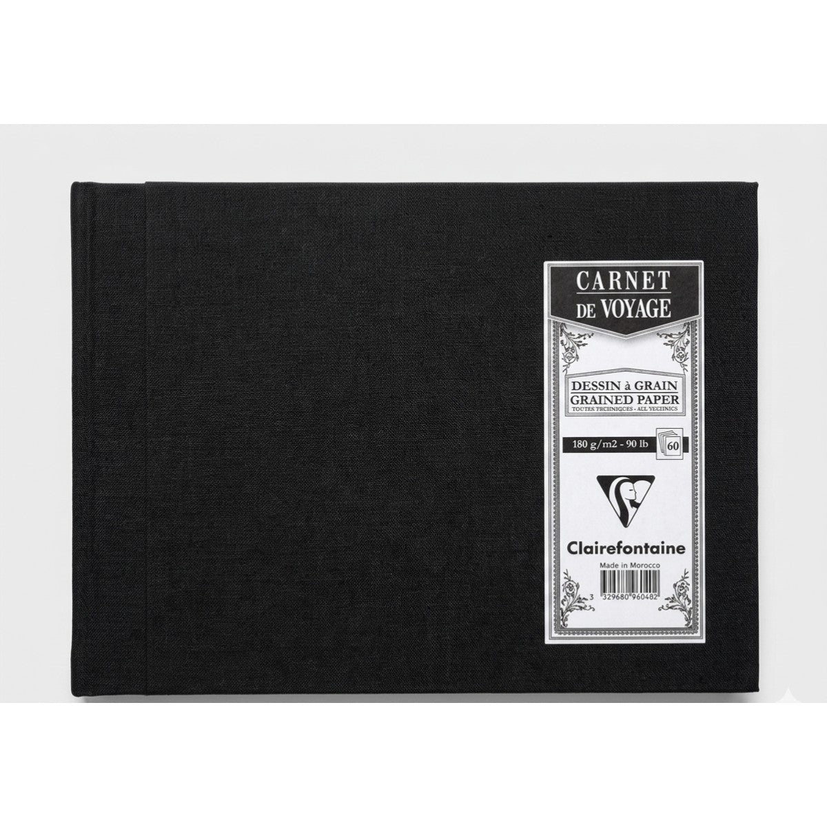 Caderno de Viagem Clairefontaine - 180g/m² - A5 14,8x21cm - 60 Folhas Clairefontaine