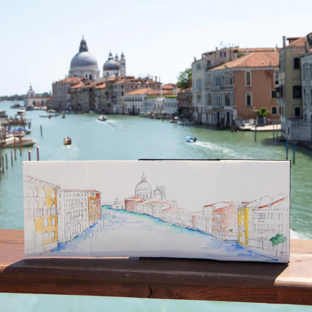 Caderno Fabriano Leporello  - 16,5 x 11,5cm - 20 folhas - 260g Fabriano