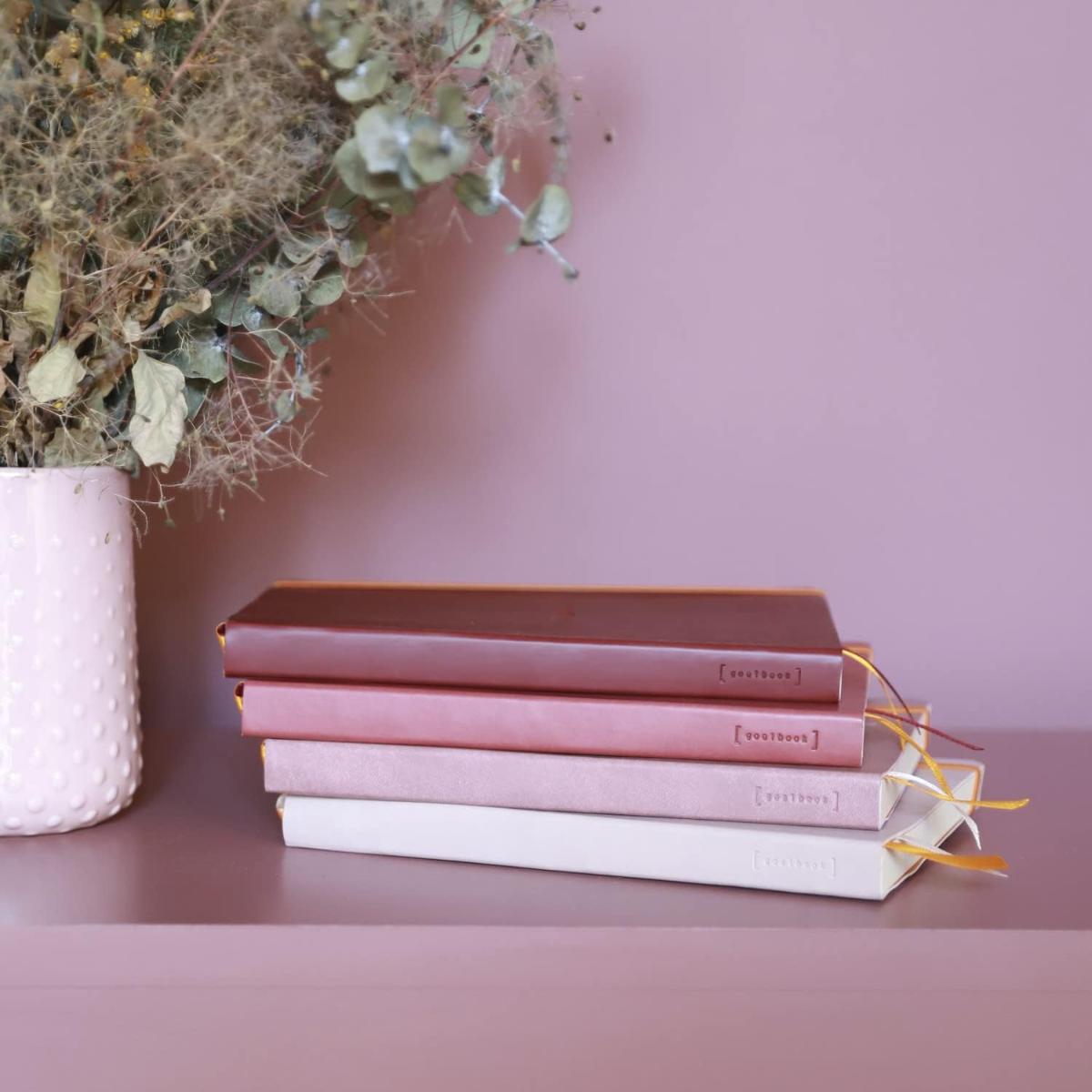 Caderno Goalbook Rhodia Burgundy - Pontilhado Rhodia