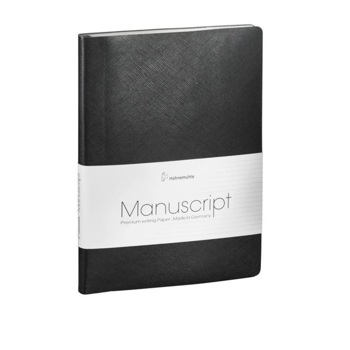 Caderno Hahnemuhle Manuscript - A5 - Black - Pontilhado Hahnemühle