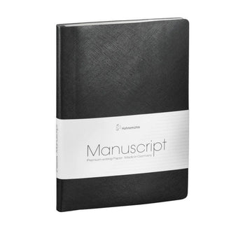 Caderno Hahnemuhle Manuscript - A5 - Black - Pontilhado Hahnemühle