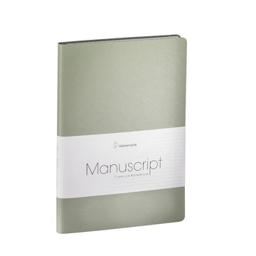 Caderno Hahnemuhle Manuscript - A5 - Sage Green - Pontilhado Hahnemühle