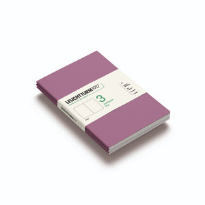 Caderno Leuchtturm Jottbook Pur A5 - Dusty Rose - Sem Pauta C/3
