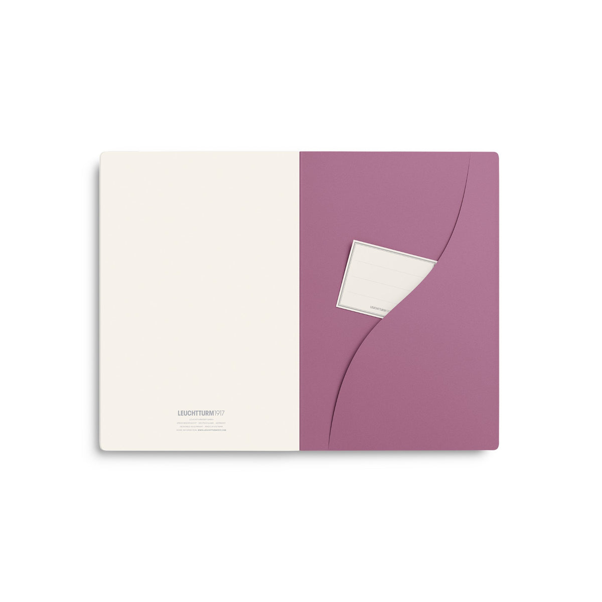 Caderno Leuchtturm Jottbook Pur A5 - Dusty Rose - Sem Pauta C/3 Leuchtturm1917