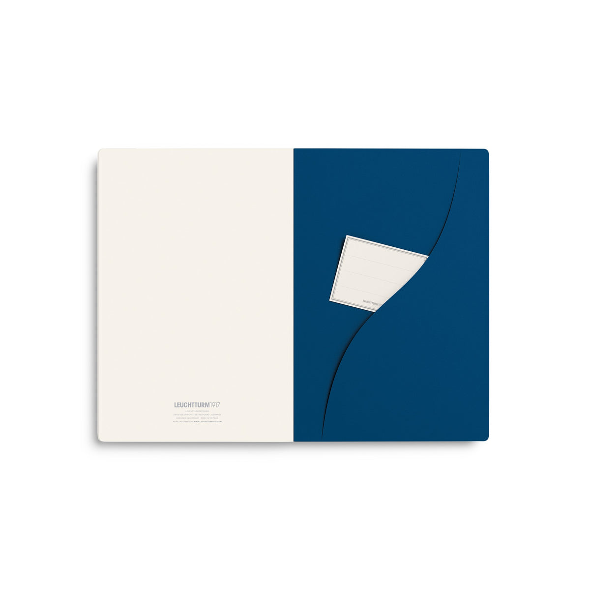 Caderno Leuchtturm Jottbook Pur A5 - Indigo - Sem Pauta C/3 Leuchtturm1917
