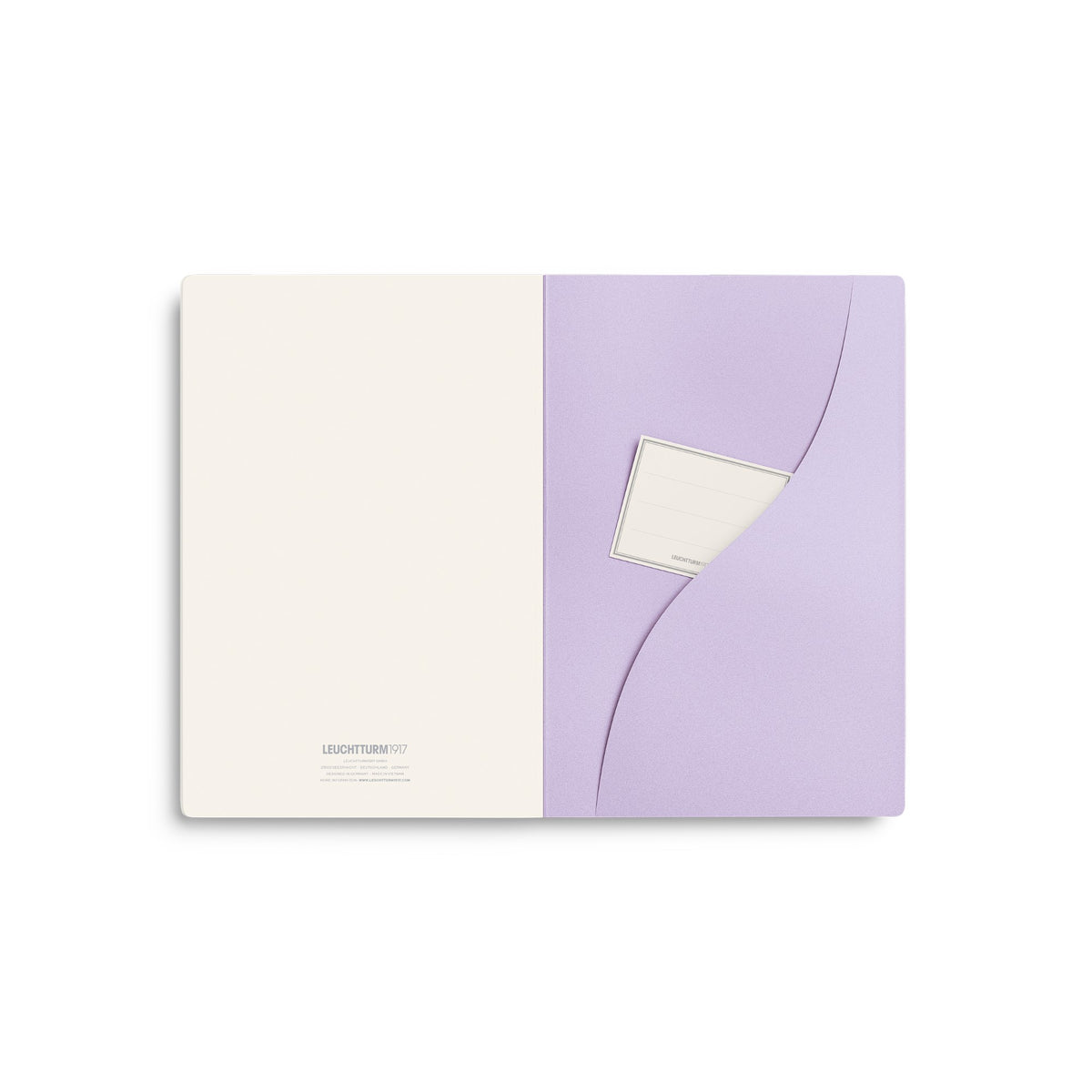 Caderno Leuchtturm Jottbook Pur A5 - Lilac - Sem Pauta C/3 Leuchtturm1917