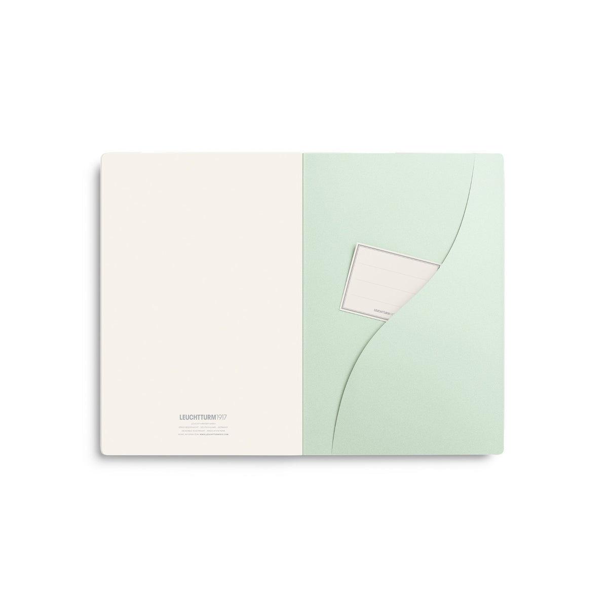 Caderno Leuchtturm Jottbook Pur A5 - Mint Green - Sem Pauta C/3 Leuchtturm1917