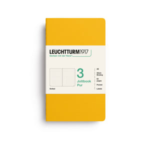 Caderno Leuchtturm Jottbook Pur A6 - Sunflower - Pontilhado C/3