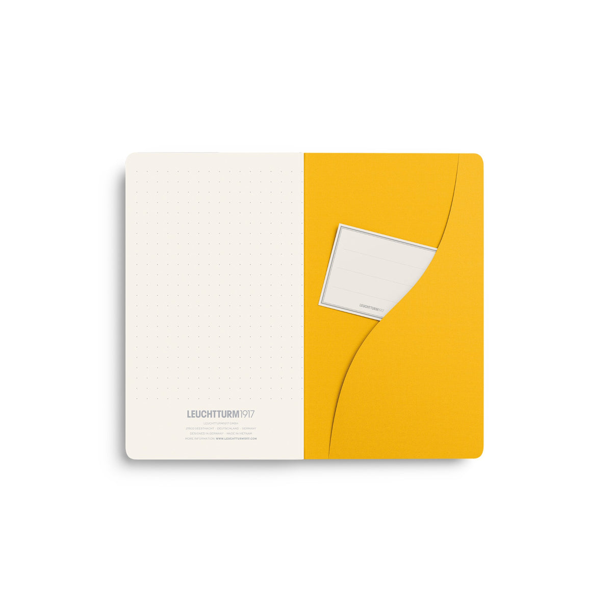 Caderno Leuchtturm Jottbook Pur A6 - Sunflower - Pontilhado C/3 Leuchtturm1917