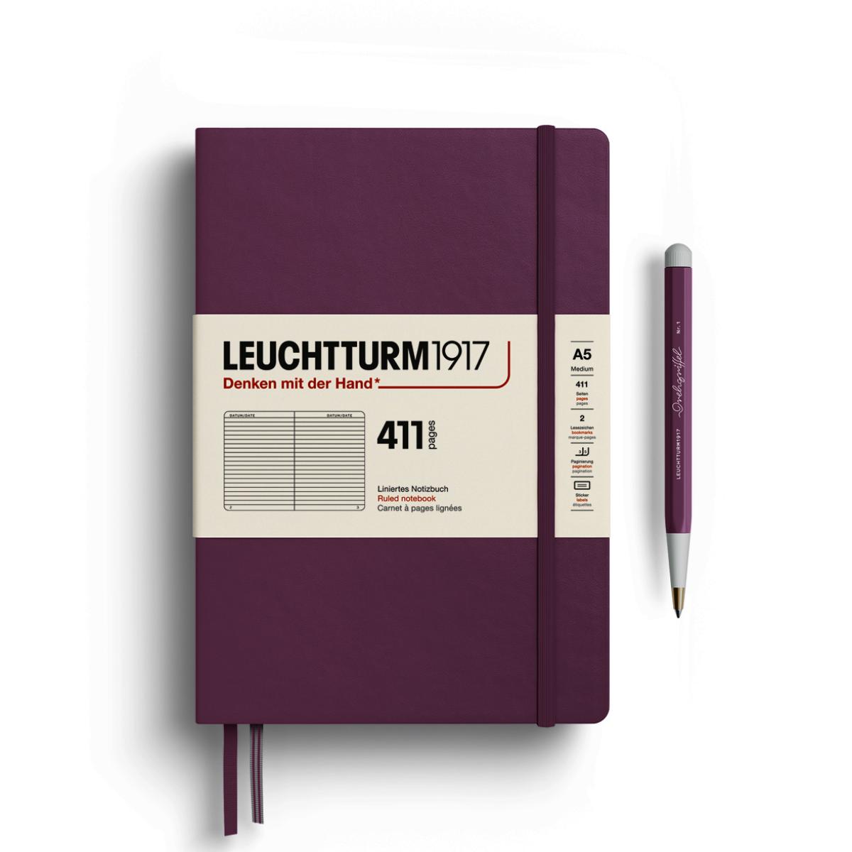 Caderno Leuchtturm1917 411 - Dusty Rose - A5 - Pautado Leuchtturm1917