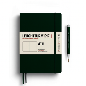 Caderno Leuchtturm1917 411 - Forrest Green - A5 - Sem Pauta Leuchtturm1917