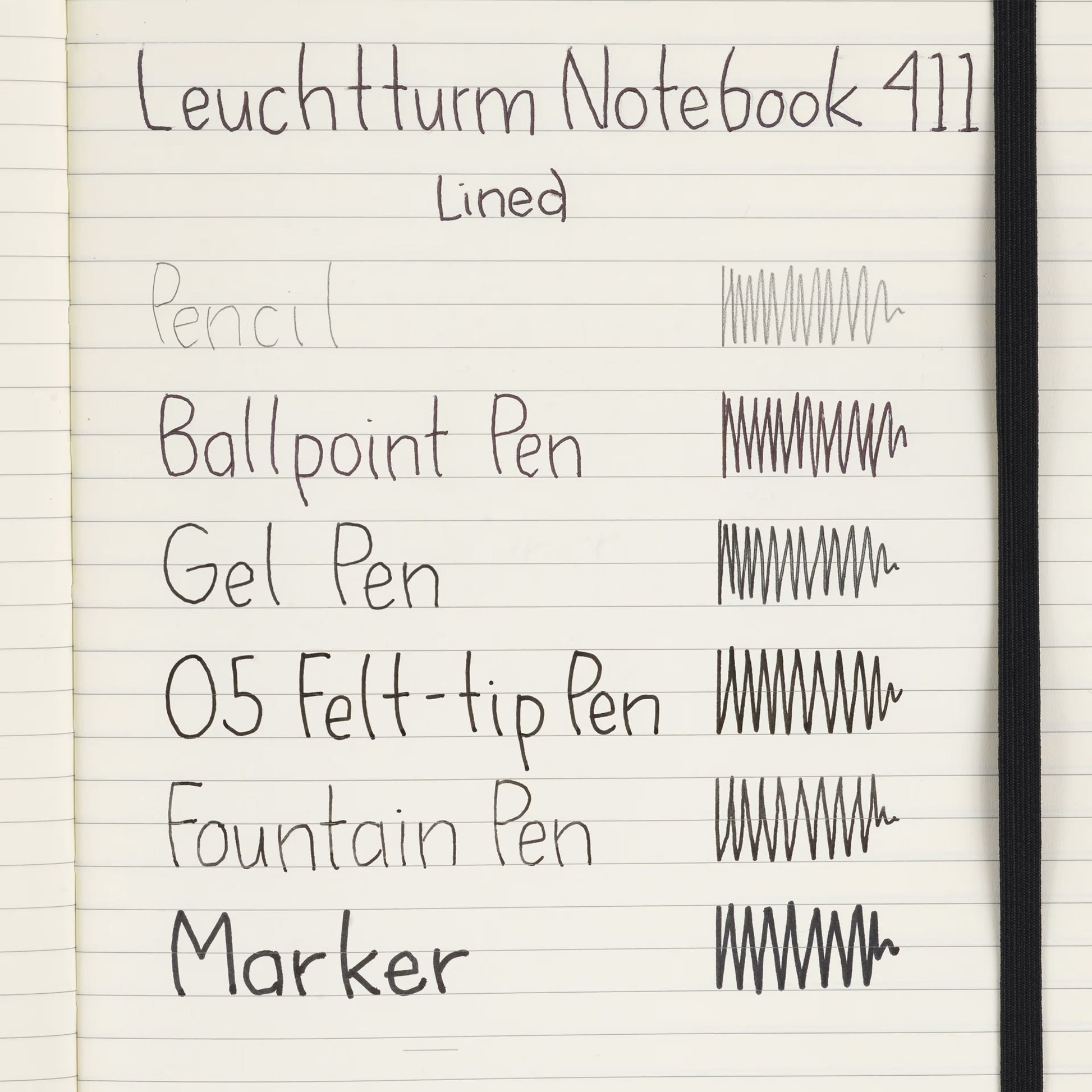 Caderno Leuchtturm1917 A5 - Capa Dura - Pautado - Preto - 80g/m² Leuchtturm1917