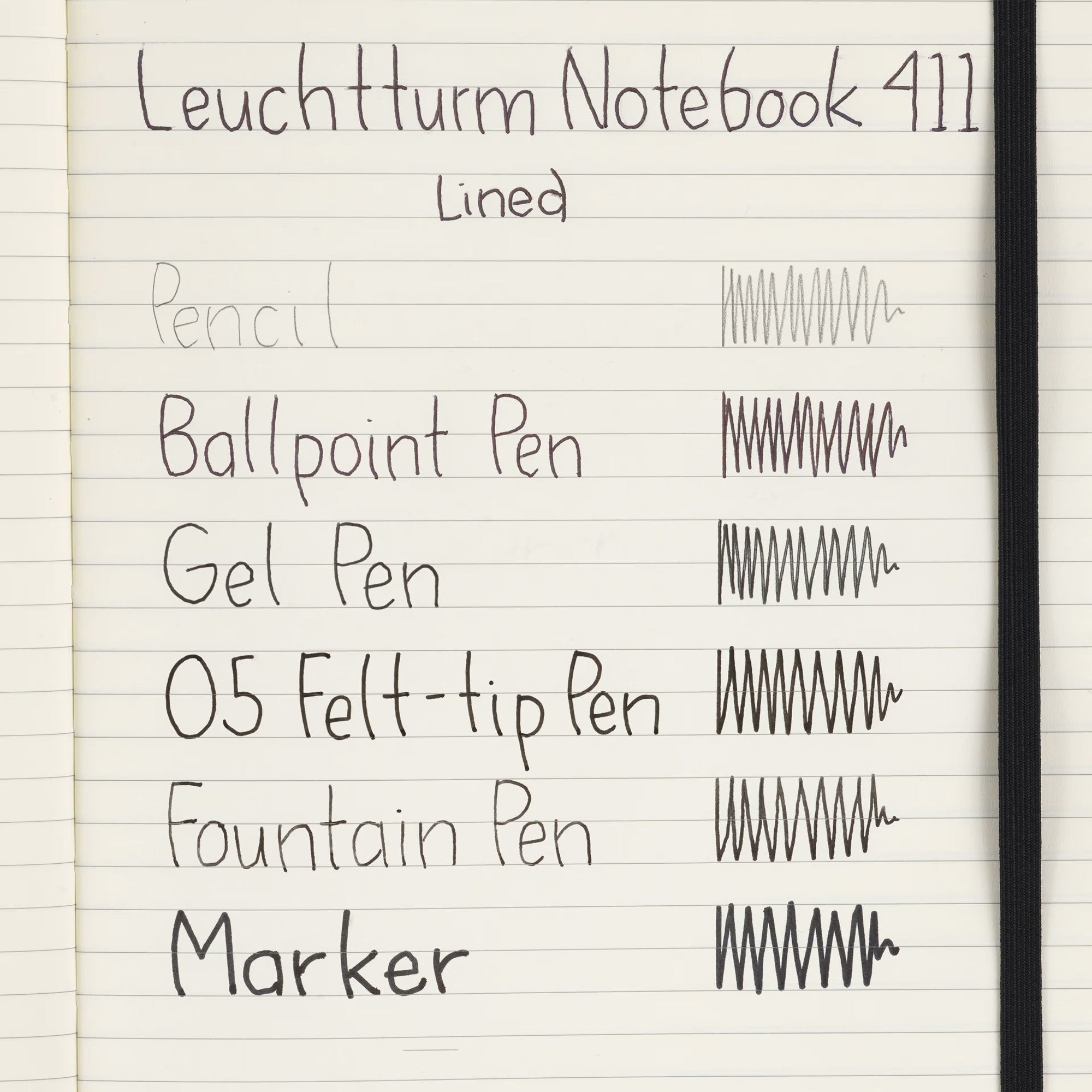 Caderno Leuchtturm1917 A5 - Capa Dura - Pautado - Preto - 80g/m² Leuchtturm1917