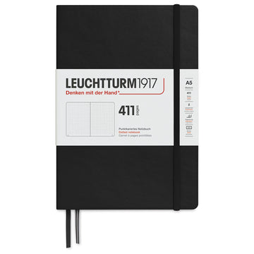 Caderno Leuchtturm1917 A5 - Capa Dura - Pontilhado - Preto - 80g/m² Leuchtturm1917