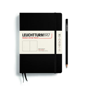 Caderno Leuchtturm1917 - Black - A5 - Sem Pauta
