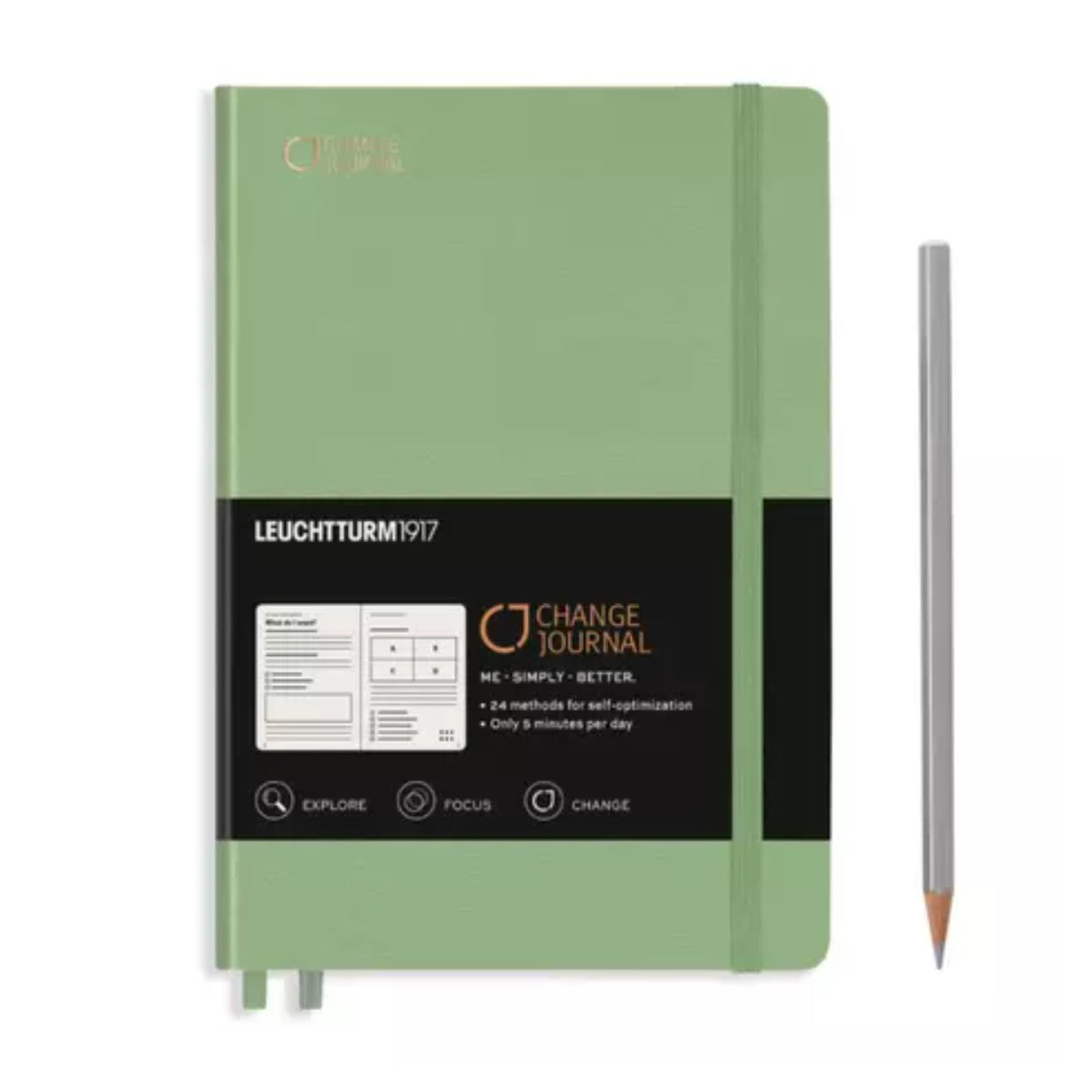 Caderno Leuchtturm1917 Change Journal  A5 - Sage - 100 g/m² Leuchtturm1917