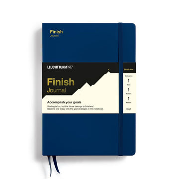 Caderno Leuchtturm1917 Finish Journal  A5 - Navy - 100 g/m² Leuchtturm1917