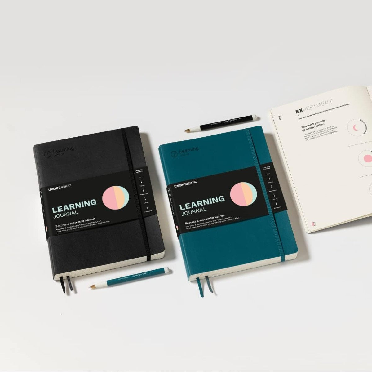 Caderno Leuchtturm1917 Learning Journal B5 - Capa Flexível - Black - 100 g/m² Leuchtturm1917