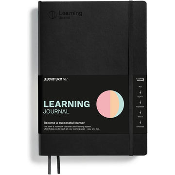 Caderno Leuchtturm1917 Learning Journal B5 - Capa Flexível - Black - 100 g/m² Leuchtturm1917