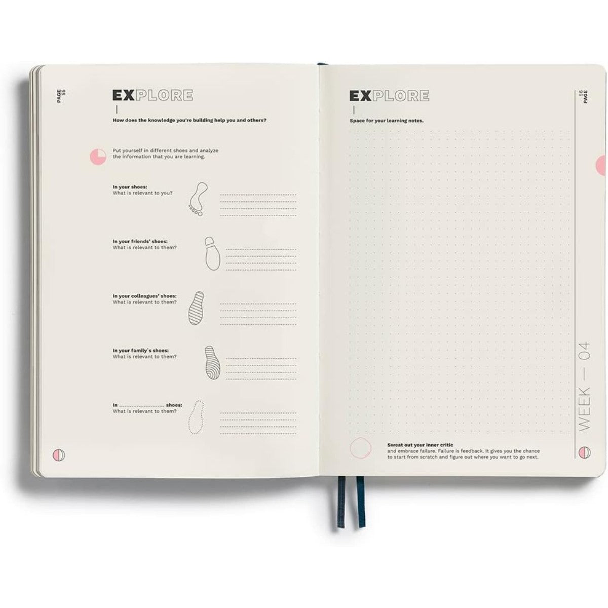 Caderno Leuchtturm1917 Learning Journal B5 - Capa Flexível - Black - 100 g/m² Leuchtturm1917